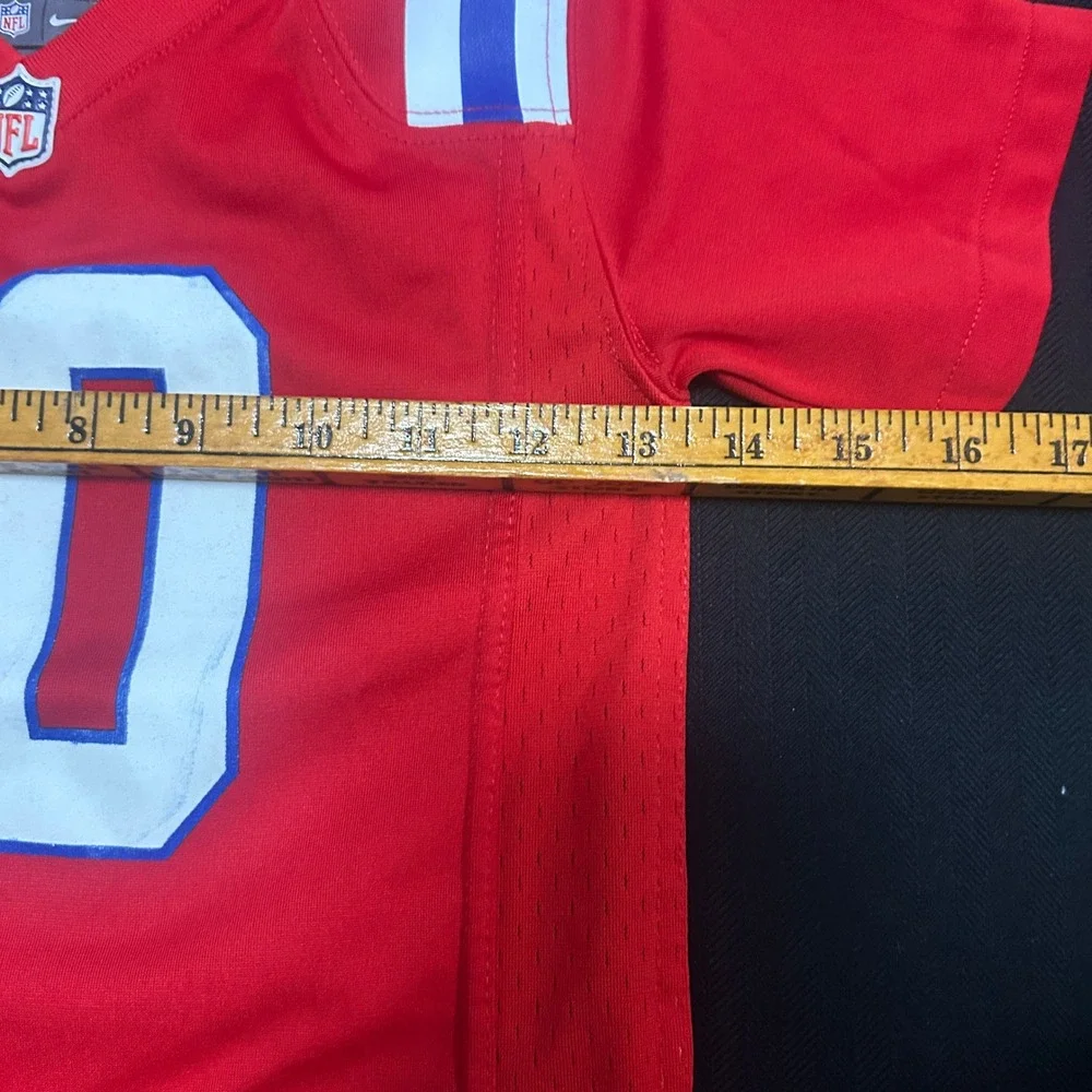 Nike New England Patriots Mac Jones 10 Red Jersey Toddler 4T Football NFL